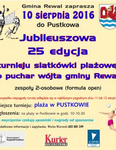 Jubileuszowa 25 edycja o puchar wójta gminy Rewal